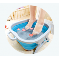 Collapsible wash footbath Wash foot basin Foot massage spa bucket